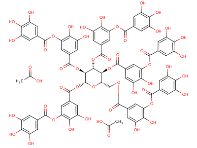 Acetyltannic acid Structure,1397-74-6Structure