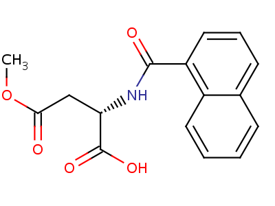 1-Naphthalenylacetylaspartic acid Structure,32667-88-2Structure