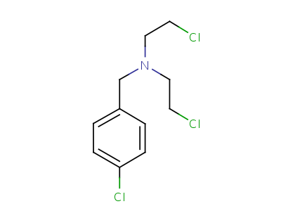 N,n-bis(2-chloroethyl)-p-chlorobenzyl amine hydrochloride Structure,3597-20-4Structure