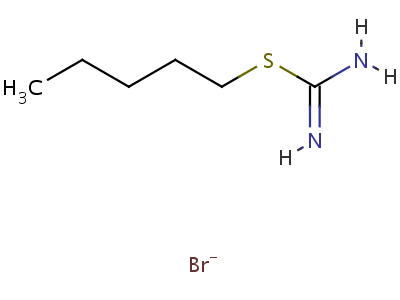 Pentylsulfanylmethanimidamide Structure,4270-00-2Structure