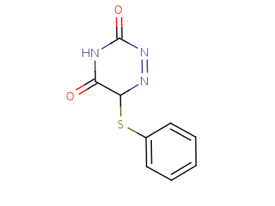 6-Phenylsulfanyl-6h-1,2,4-triazine-3,5-dione Structure,4956-11-0Structure