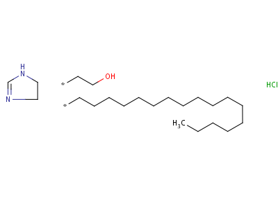 2-Heptadecyl-3-(2-hydroxyethyl)-4,5-dihydro-1h-imidazol-3-ium chloride Structure,53466-92-5Structure