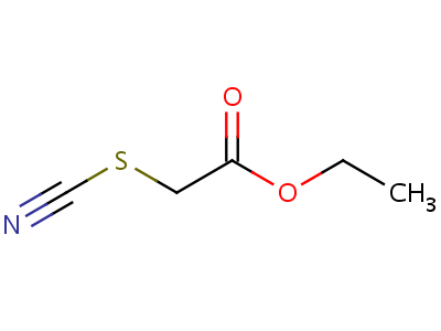 Acetic acid,2-thiocyanato-, ethyl ester Structure,5349-28-0Structure