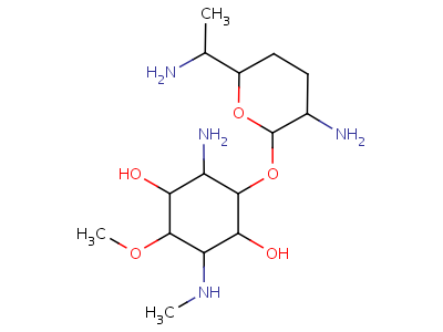 健霉素 B結(jié)構(gòu)式,54783-95-8結(jié)構(gòu)式