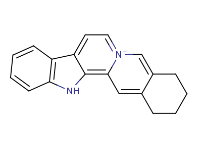 硝酸長生草堿結構式,549-92-8結構式