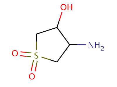 (3R,4r)-4-aminoTetrahydrothiophene-3-ol 1,1-dioxide Structure,55261-00-2Structure