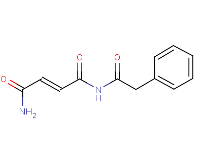 (E)-n-(苯基乙?；?-2-丁烯二酰胺結(jié)構(gòu)式,57687-92-0結(jié)構(gòu)式