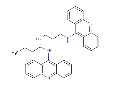 N-(9-acridinyl)-n’-[3-(9-acridinylamino)propyl ]-1,1-butanediamine Structure,58478-34-5Structure