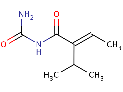 N-(aminocarbonyl)-2-(1-methylethyl)-2-butenamide Structure,60364-26-3Structure