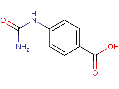 4-[(Aminocarbonyl)amino]benzoic acid Structure,6306-25-8Structure