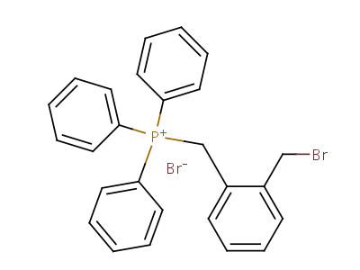 2-(Bromomethyl)benzyltriphenylphosphonium bromide Structure,67219-44-7Structure