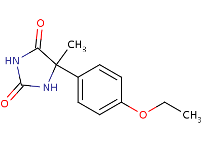 5-(P-ethoxyphenyl)-5-methyl-hydantoin Structure,68524-15-2Structure