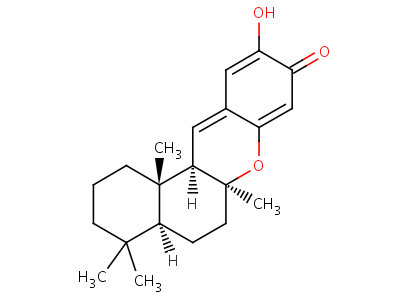 (4As,6as,12ar,12bs)-10-hydroxy-4,4,6a,12b-tetramethyl-2,3,4a,5,6,12a-hexahydro-1h-naphtho[7,8-b]chromen-9-one Structure,73573-17-8Structure