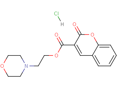 2-Morpholin-4-ylethyl 2-oxochromene-3-carboxylate Structure,73728-41-3Structure