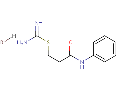 3-Carbamimidoylsulfanyl-n-phenyl-propanamide Structure,73839-99-3Structure