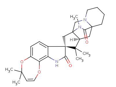 Marcfortine a Structure,75731-43-0Structure