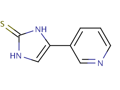 3-(2-Mercapto-1h-imidazol-4-yl)pyridine Structure,93103-29-8Structure