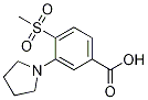 4-(Methylsulfonyl)-3-(1-pyrrolidinyl)benzoic acid Structure,1000018-48-3Structure