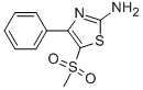 2-Amino-5-(methylsulphonyl)-4-phenyl-1,3-thiazole Structure,1000018-51-8Structure