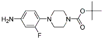 Tert-Butyl 4-(4-amino-2-fluorophenyl)tetrahydro-1(2H)-pyrazinecarboxylate Structure,1000053-23-5Structure