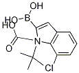 1H-Indole-1-carboxylic acid, 2-borono-7-chloro-, 1-(1,1-dimethylethyl) esterStructure,1000068-24-5Structure 1H-Indole-1-carboxylic acid, 2-borono-7-chloro-, 1-(1,1-dimethylethyl) ester Structure,1000068-24-5Structure