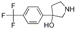 3-(4-(Trifluoromethyl)phenyl)pyrrolidin-3-ol Structure,1000198-74-2Structure