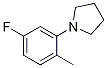 1-(5-Fluoro-2-methylphenyl)pyrrolidine Structure,1000339-32-1Structure