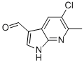 5-Chloro-3-formyl-6-methyl-7-azaindole Structure,1000340-13-5Structure