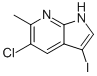 5-Chloro-3-iodo-6-methyl-7-azaindole Structure,1000340-16-8Structure