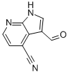 3-Formyl-1h-pyrrolo[2,3-b]pyridine-4-carbonitrile Structure,1000340-48-6Structure