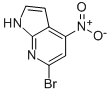 4-Nitro-6-bromo-7-azaindole Structure,1000340-70-4Structure