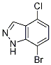 1H-Indazole, 7-bromo-4-chloro- Structure,1000341-88-7Structure