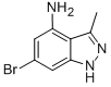 6-Bromo-3-methyl-1H-Indazol-4-amine Structure,1000342-03-9Structure