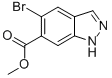 5-Bromo-methyl [1h]indazole-6-carboxylate Structure,1000342-30-2Structure