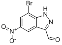 7-Bromo-5-nitro-1H-Indazole-3-carboxaldehyde Structure,1000343-53-2Structure