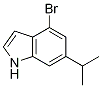 1H-indole,4-bromo-6-(1-methylethyl)- Structure,1000343-72-5Structure