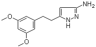 5-[2-(3,5-Dimethoxyphenyl)ethyl]-1h-pyrazol-3-amine Structure,1000895-53-3Structure