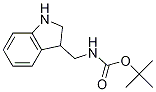 (2,3-Dihydro-1h-indol-3-ylmethyl)-carbamic acid tert-butyl ester Structure,1000932-73-9Structure