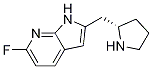 1H-pyrrolo[2,3-b]pyridine, 6-fluoro-2-[(2s)-2-pyrrolidinylmethyl]- Structure,1001069-68-6Structure