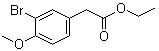 Ethyl 3-bromo-4-methoxyphenylacetate Structure,100125-96-0Structure