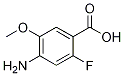 2-Fluoro-4-amino-5-methoxybenzoic acid Structure,1001346-91-3Structure