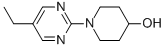 1-(5-乙基-2-嘧啶)-4-羥基哌啶結(jié)構(gòu)式_1001397-29-0結(jié)構(gòu)式