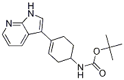 [4-(1H-吡咯并[2,3-b]吡啶-3-基)-環(huán)hex-3-enyl]-氨基甲酸叔丁酯結構式_1001414-20-5結構式