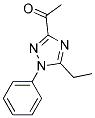 3-Acetyl-5-ethyl-1-phenyl-1,2,4-triazole Structure,100193-57-5Structure