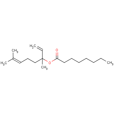 Linalyl caprylate Structure,10024-64-3Structure