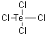 Tellurium(iv) chloride Structure,10026-07-0Structure