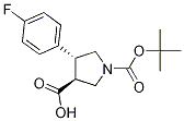 (3S,4r)-1-(叔丁氧基羰基)-4-(4-氟苯基)吡咯烷-3-羧酸結(jié)構(gòu)式_1002732-10-6結(jié)構(gòu)式