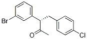 (S)-3-(3-溴苯基)-4-(4-氯苯基)丁烷-2-酮結(jié)構(gòu)式_1002752-54-6結(jié)構(gòu)式