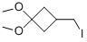 Cyclobutane, 3-(iodomethyl)-1,1-dimethoxy- Structure,1003013-83-9Structure