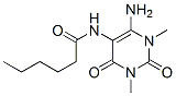 n-(6-氨基-1,2,3,4-四氫-1,3-二甲基-2,4-二氧代-5-嘧啶)-己酰胺結(jié)構(gòu)式_100314-00-9結(jié)構(gòu)式